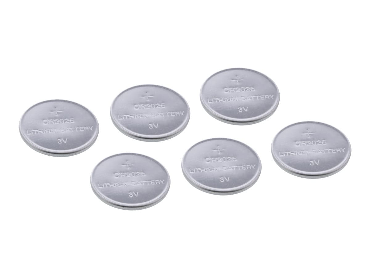 InLine CR2025 Knopfzellen - 3V Lithium - 6er Blister