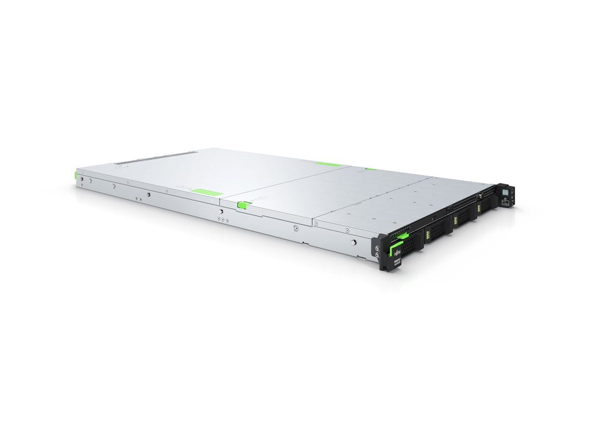 Fujitsu PRIMERGY RX2530 M7 - 1U - zweiweg - 1 x Xeon Silver 4410T / 2.7 GHz - RAM 32 GB - SATA/SAS - Hot-Swap 6.4 cm (2.5")