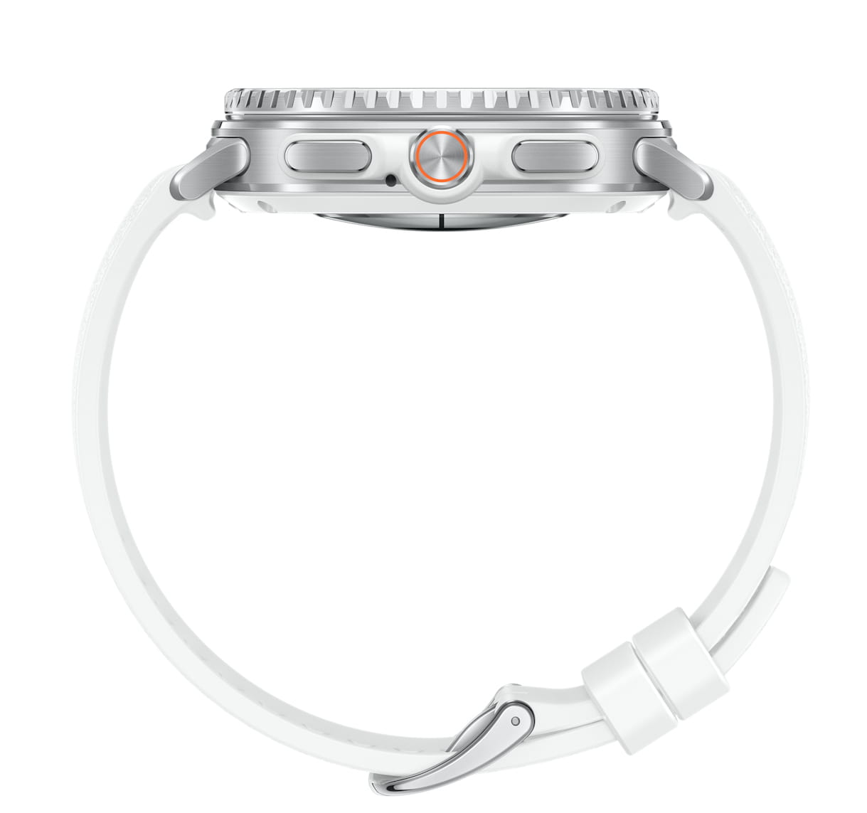 Samsung Galaxy Watch8 Classic - 46 mm - intelligente Uhr mit Hybridband - Hybrid-Eco-Leder - Bandgröße: S/M/L - Anzeige 3.4 cm (1.34")