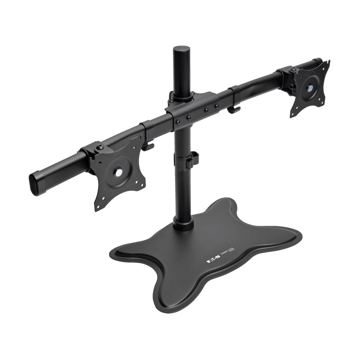 Tripp Eaton Tripp Lite Series Dual-Monitor TV Desktop Display Mount Stand Full Motion 13"- 27" Flat Screen Displays - Aufstellung - Voll beweglich - für 2 LCD-Displays - Stahl - Schwarz - Bildschirmgröße: 33.2-68.58 cm (13"-27")