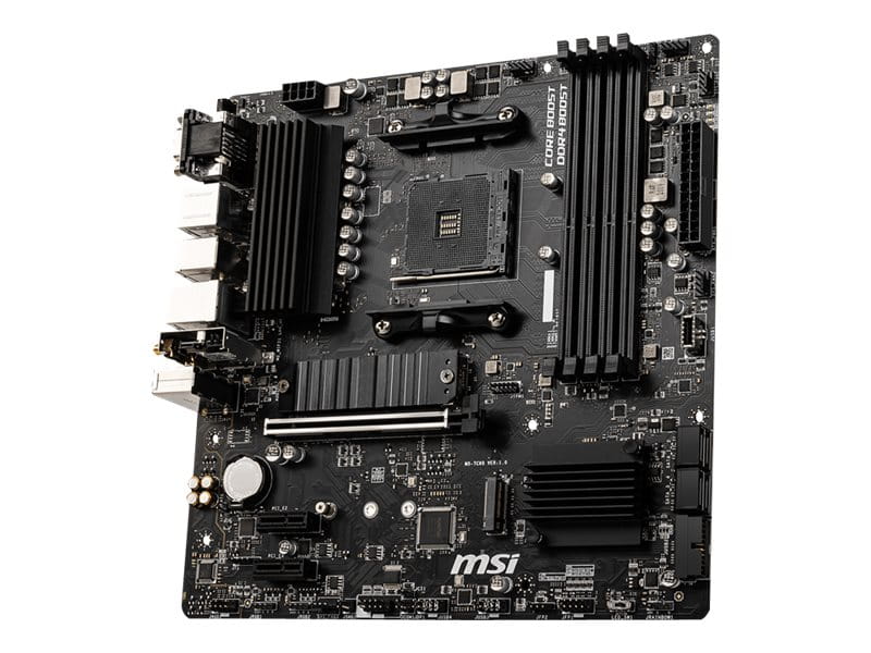 MSI B550M PRO-VDH WIFI - Motherboard - micro ATX - Socket AM4 - AMD B550 Chipsatz - USB-C Gen1, USB 3.2 Gen 1 - Bluetooth, Gigabit LAN, Wi-Fi - Onboard-Grafik (CPU erforderlich)