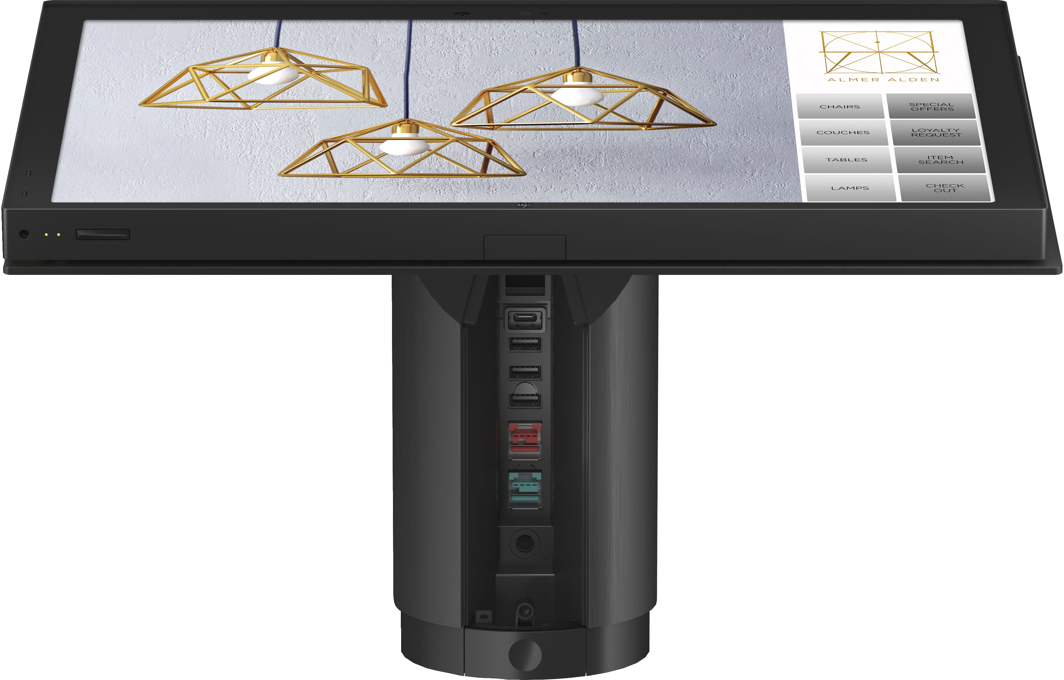 HP Engage One Pro - All-in-One (Komplettlösung) - 1 x Core i7 10700E / 2.9 GHz - RAM 8 GB - SSD 512 GB - NVMe, TLC - UHD Graphics 630 - 1GbE - Win 11 Pro - Monitor: LED 39.6 cm (15.6")