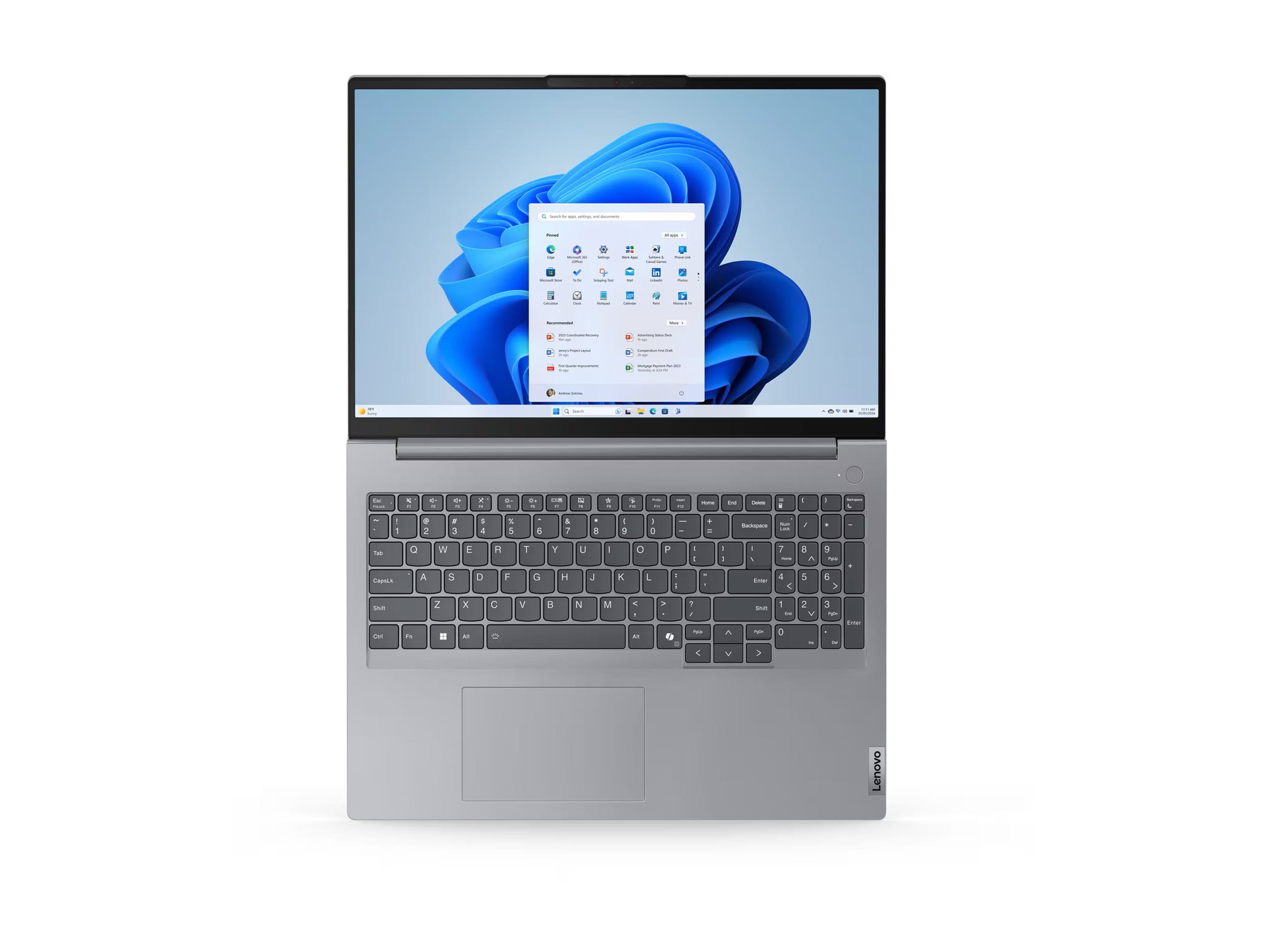 Lenovo ThinkBook 16 G7 ARP 21MW AMD Ryzen 7 7735HS / 3.2 GHz - Win 11 Pro - Radeon 680M - 32 GB RAM - 1 TB SSD NVMe - 40.6 cm (16")