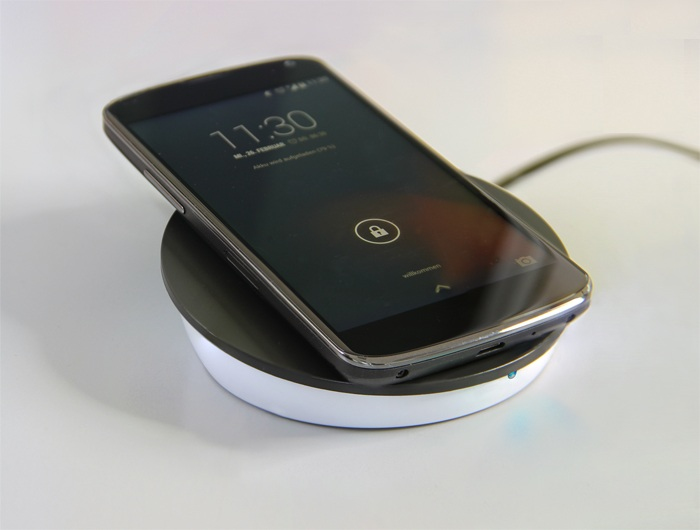 Navilock Kabelloses Ladegerät - 1 A (USB) - für Google Nexus 4, 5, 7 (2013)