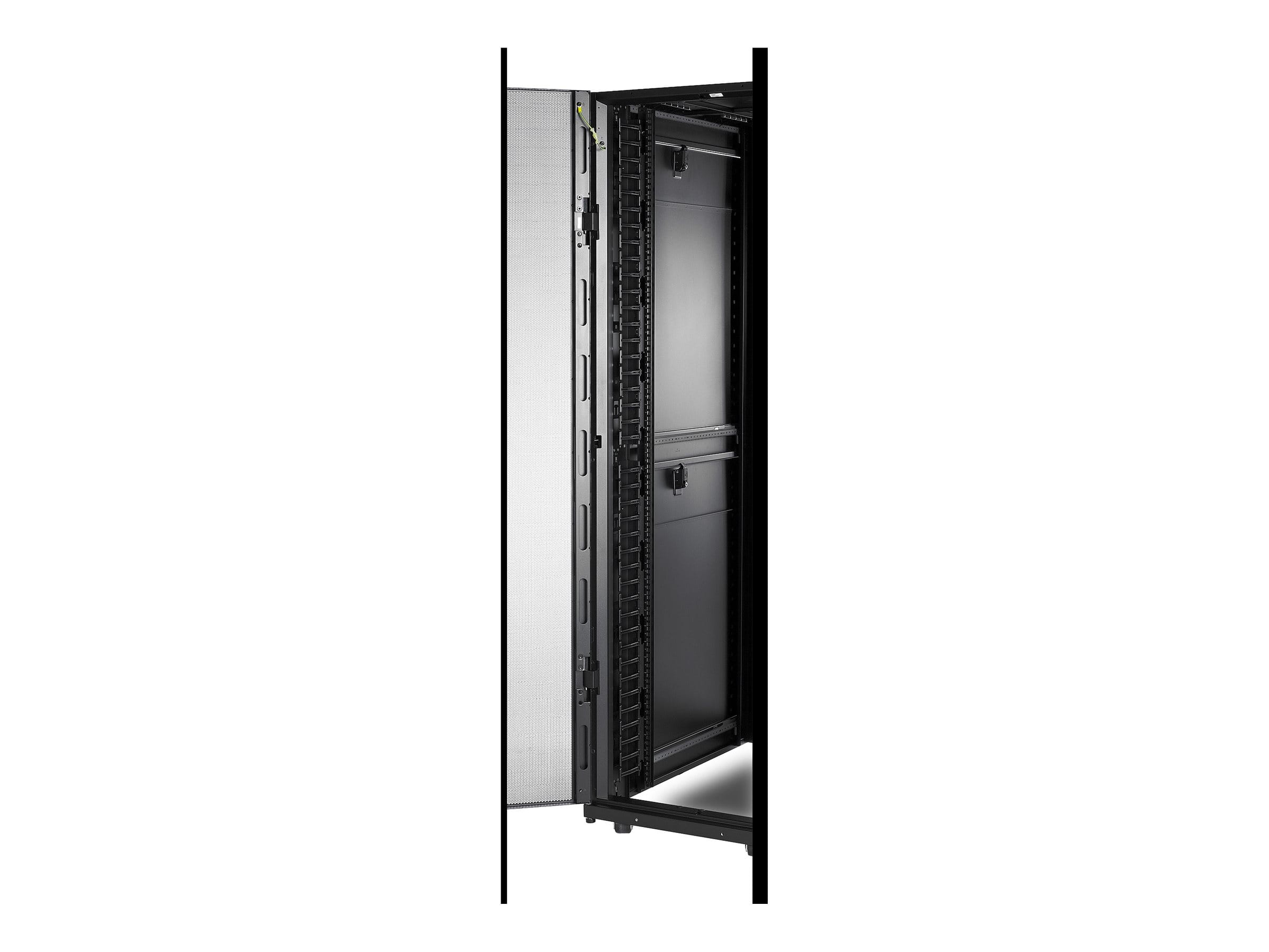 APC Kabelführungsplatte für Schaltschrank - Schwarz - 45U - TAA-konform (Packung mit 2)
