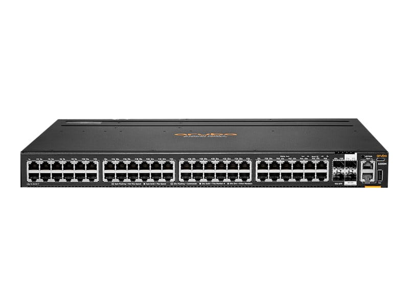 HPE Aruba Networking 6200M 48G 4SFP+ TAA Switch - Switch - max. Stapelentfernung 10 km - L3 - managed - 48 x 10/100/1000 + 4 x 1 Gigabit / 10 Gigabit SFP+ (Uplink / Stacking)