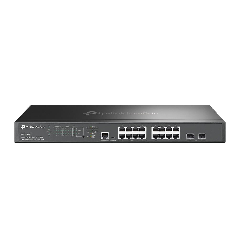 TP-LINK Omada SG3218XP-M2 V1.6 - Switch - L2+ - managed - 8 x 2.5GBase-T + 8 x 100/1000/2.5G (PoE+)