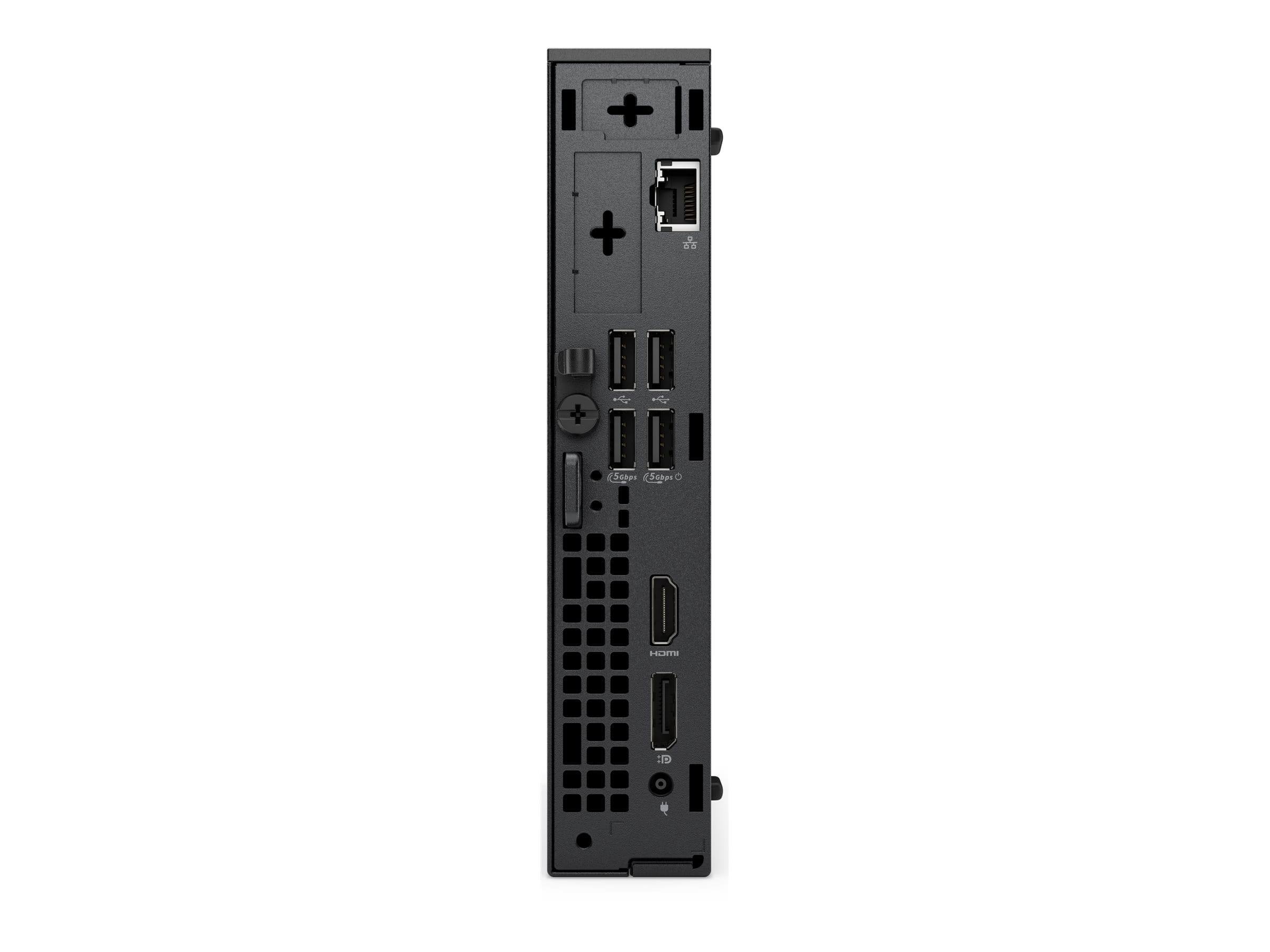 Dell Pro Micro QCM1250 - Micro - Core Ultra 7 265T / 1.5 GHz - RAM 16 GB - SSD 512 GB - NVMe, TLC - Intel Graphics - 1GbE, Bluetooth, Wi-Fi 6E - WLAN: Bluetooth, 802.11a/b/g/n/ac/ax (Wi-Fi 6E)