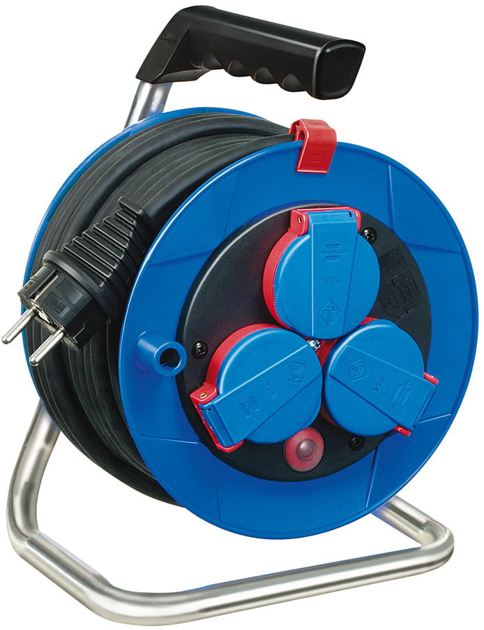 Brennenstuhl Garant Compact cable reel H05RR-F 3G1,5 - Verlängerungsrolle - Eingabe, Eingang Stromversorgung - Ausgangsanschlüsse: 3 (Stromversorgung)