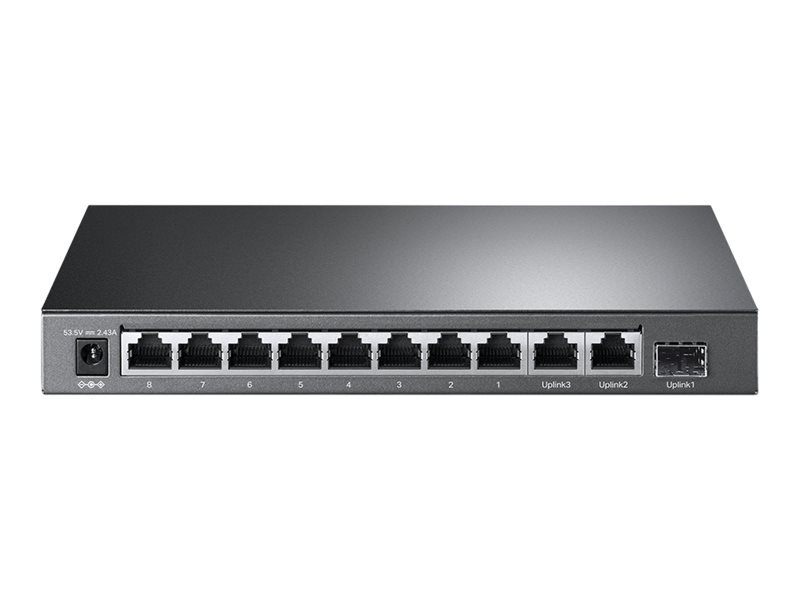 TP-LINK 10-Port Gigabit Desktop Switch mit 8-Port PoE+, Unmanaged, Gigabit Ethernet (10/100/1000), Power over Ethernet (PoE)
