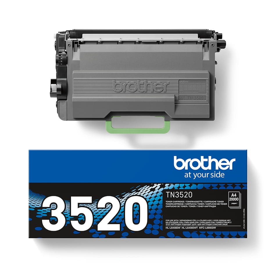 Brother TN3520 - Schwarz - original - Tonerpatrone