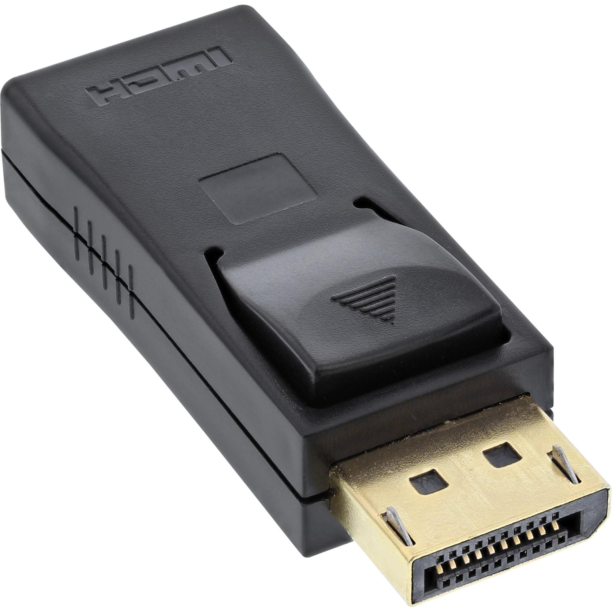 InLine DisplayPort Adapter - DP auf HDMI - 4K2K - mit Audio - schwarz