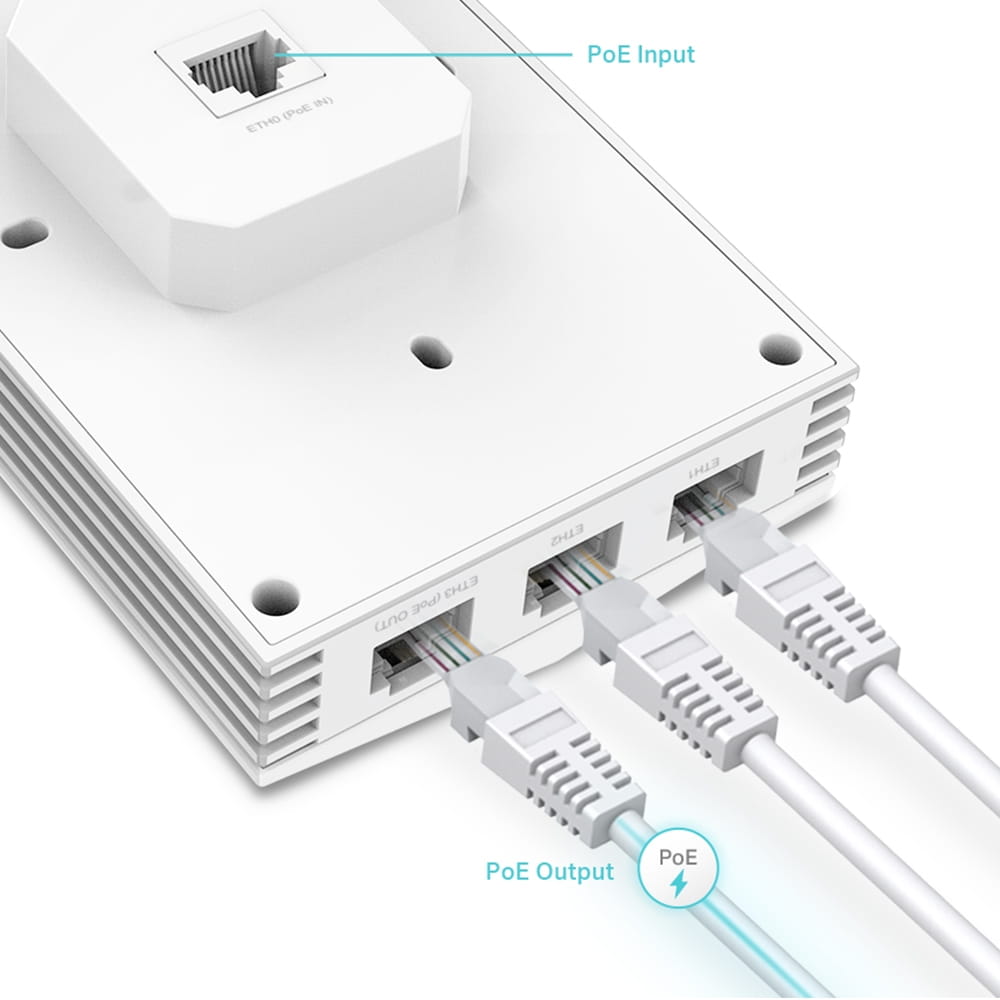 TP-LINK Omada EAP655-Wall WiFi 6 Access Point PoE