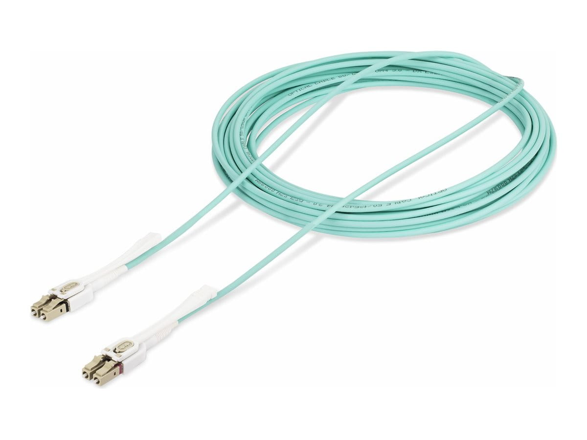 StarTech.com 10m LC/LC-UPC OM4 Multimode Glasfaser Patchkabel, Push-Pull - Patch-Kabel - LC/UPC Multi-Modus (M)