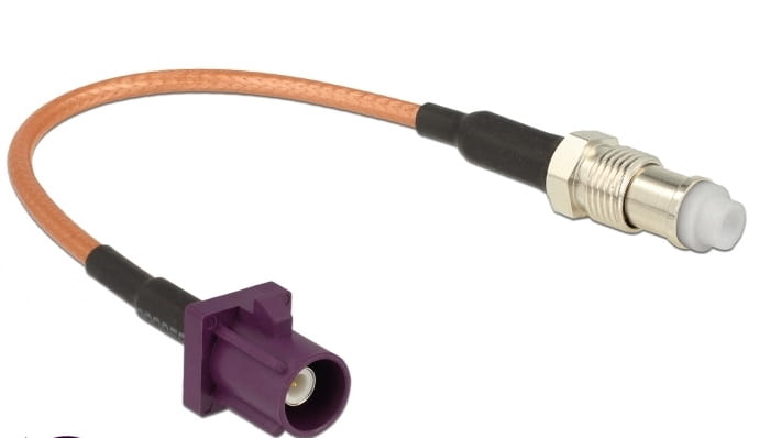 Delock Antennenkabel - FAKRA D-Anschluss männlich