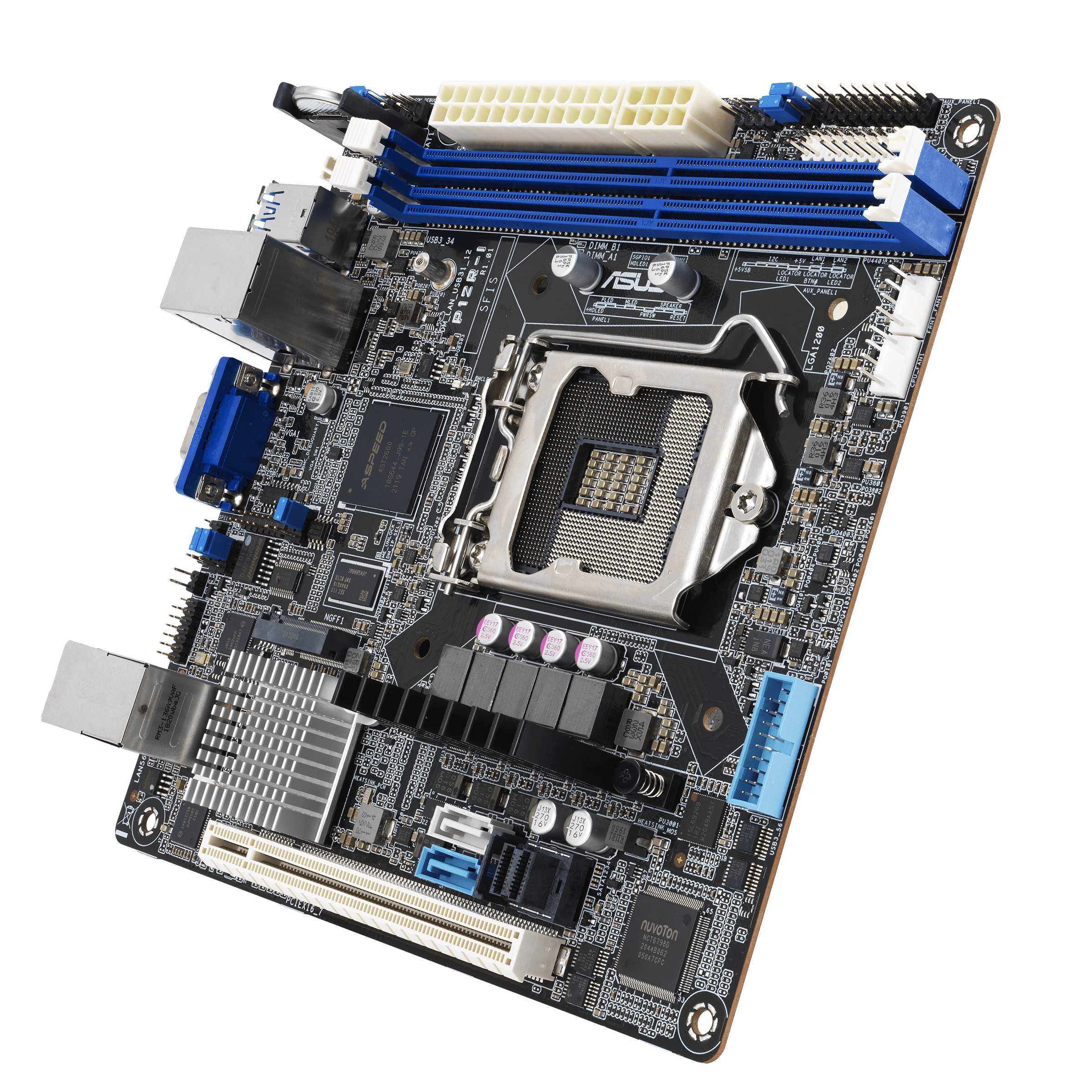 ASUS P12R-I - Motherboard - Mini-ITX - LGA1200-Sockel