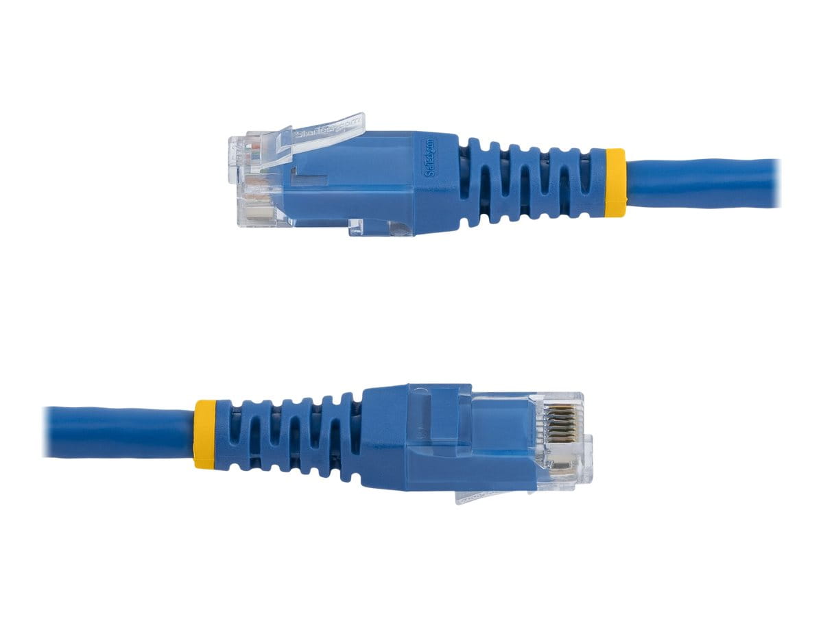 StarTech.com 6ft CAT6 Ethernet Cable, 10 Gigabit Molded RJ45 650MHz 100W PoE Patch Cord, CAT 6 10GbE UTP Network Cable with Strain Relief, Blue, Wiring is UL Certified/TIA - Category 6 - 24AWG (C6PATCH6BL)