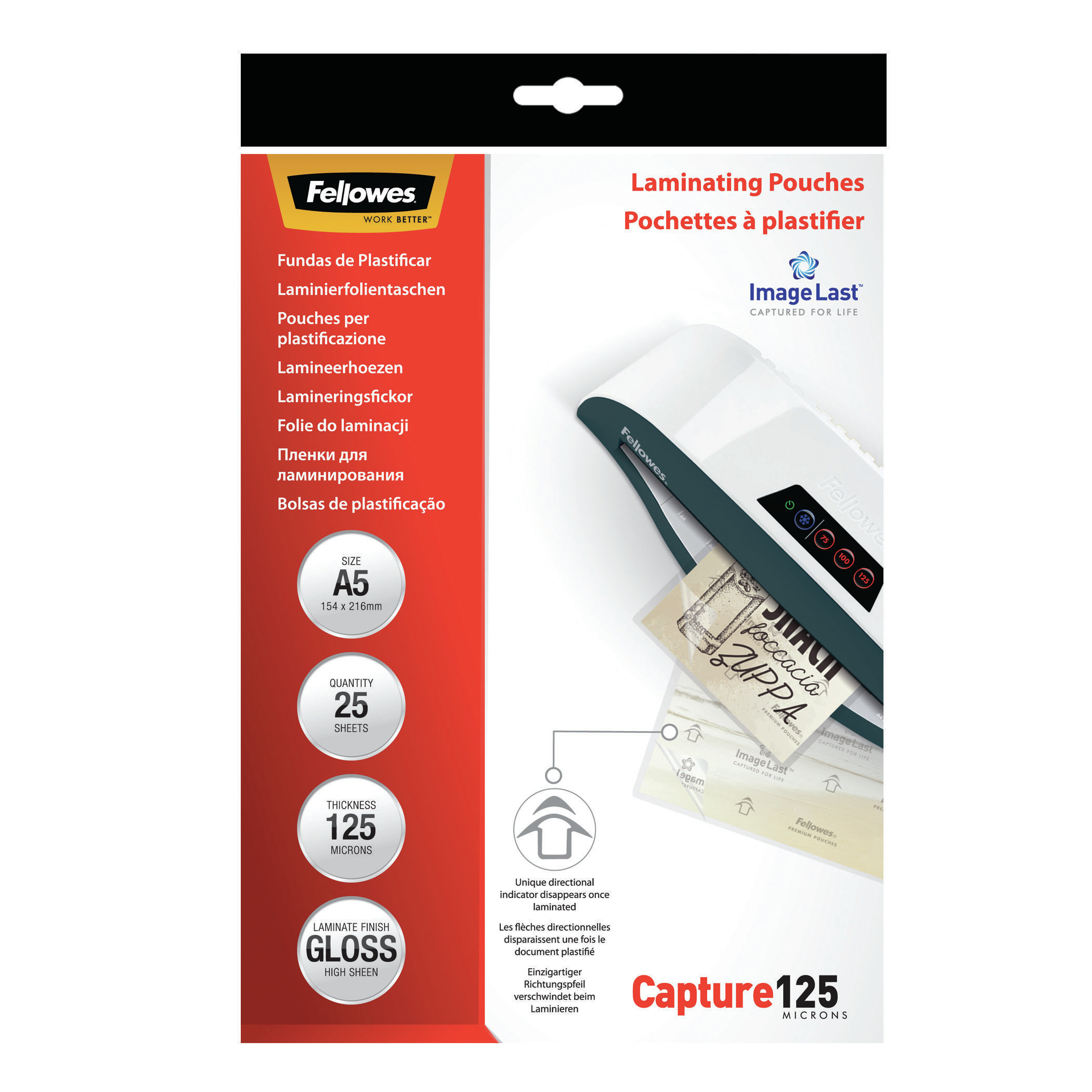 Fellowes ImageLast - Glänzend - 25er-Pack - A5 (148 x 210 mm)