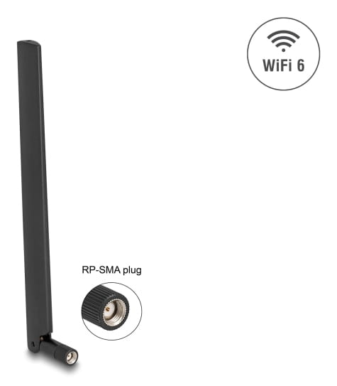 Delock Antenne - Dipol - Wi-Fi - 3 - 6 dBi