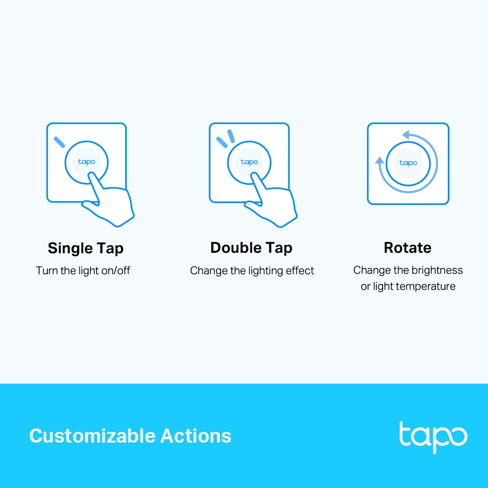 TP-LINK Tapo S200D V1 - Smarter Dimmerschalter - kabellos