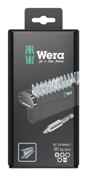 Wera 05057440001, 29 Stück(e), Phillips, Pozidriv, Geschlitzt, Torx Plus, 1/4", PH 1, PH 2, PH 3, PZ 1, PZ 2, PZ 3, TX10, TX15, TX20, TX25, TX30, TX40