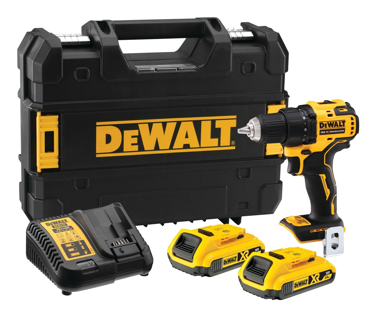 DEWALT DCD708D2T-QW - Bohrer/Schrauber - schnurlos
