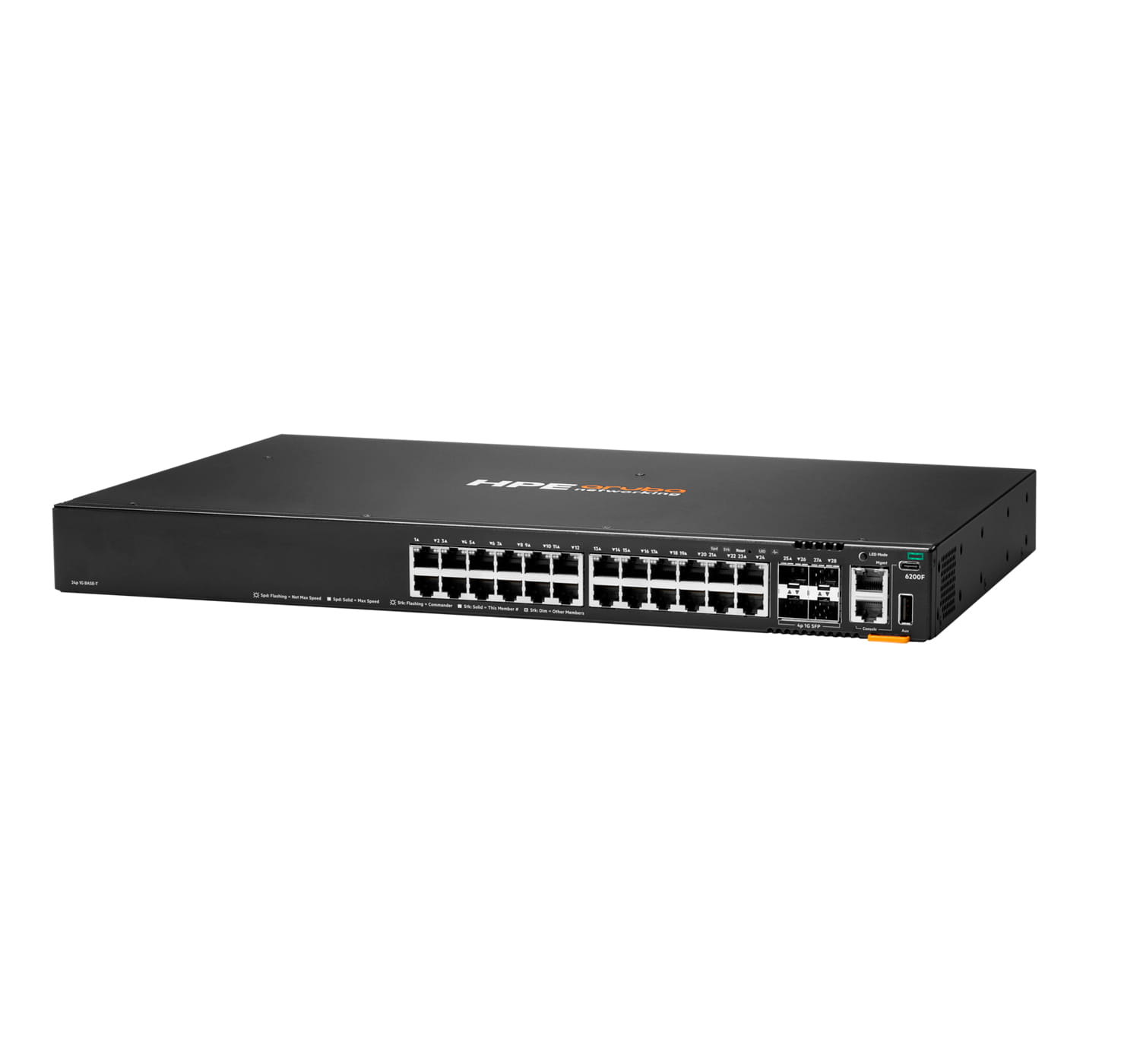 HPE Aruba Networking CX 6200F 24G 4SFP TAA Switch