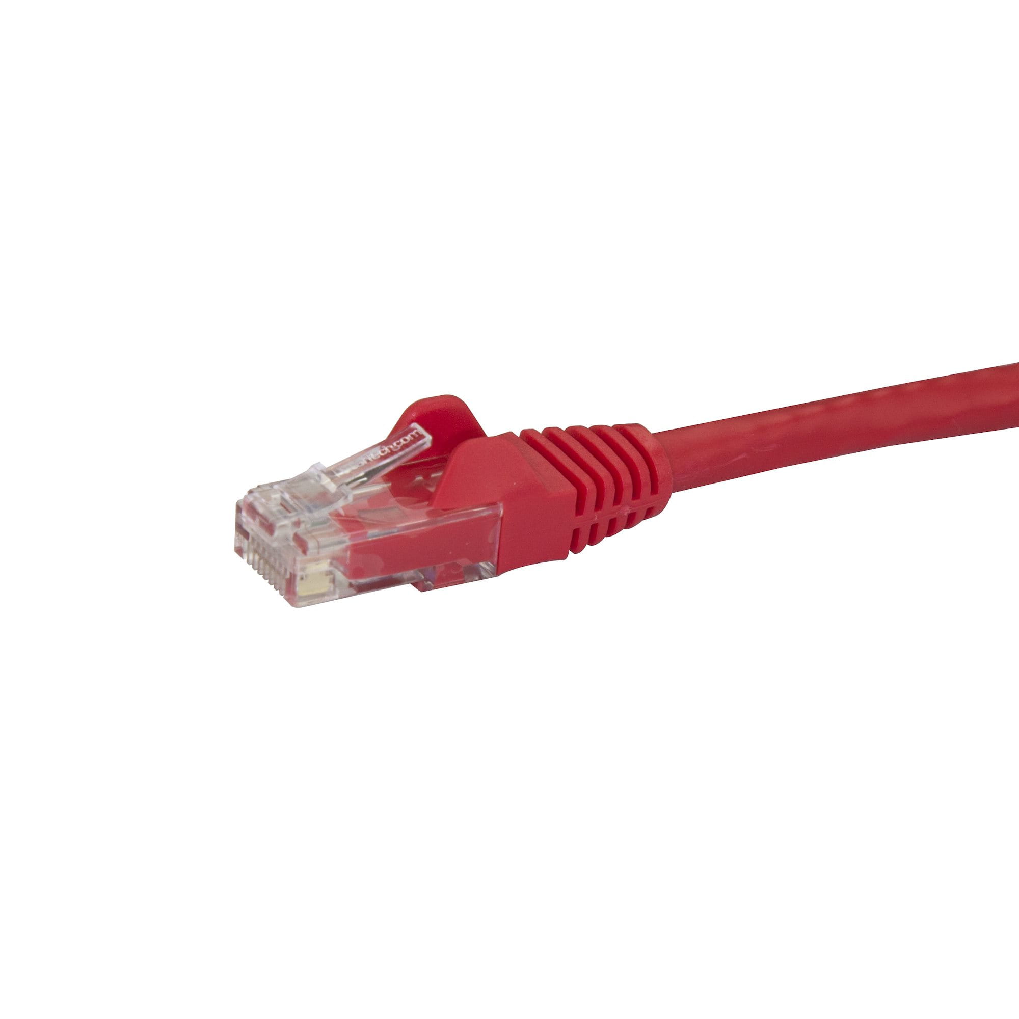 StarTech.com 50cm CAT6 Ethernet Cable, 10 Gigabit Snagless RJ45 650MHz 100W PoE Patch Cord, CAT 6 10GbE UTP Network Cable w/Strain Relief, Red, Wiring is UL Certified/TIA - Category 6 - 24AWG (N6PATC50CMRD)