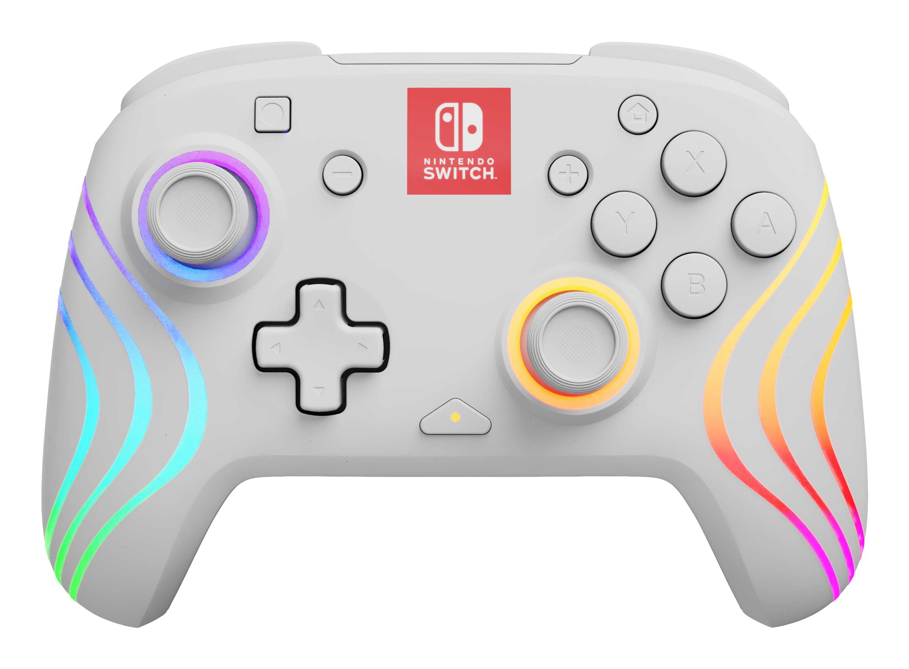 PDP Afterglow Wave, Gamepad, Nintendo Switch, Nintendo Switch OLED, D-Pad, Home button, Analog / Digital, Mehrfarbig, Kabellos