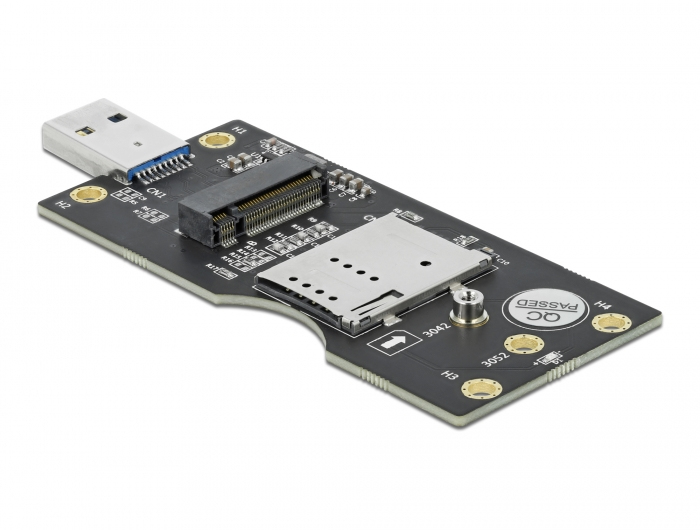 Delock Schnittstellenadapter - M.2 - M.2 Card