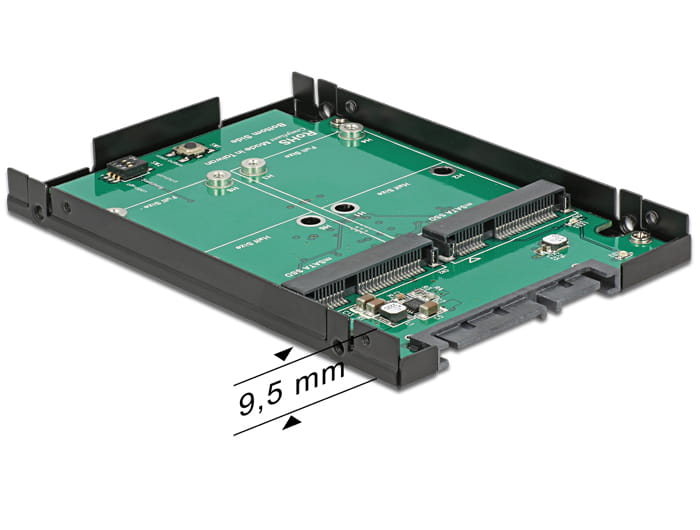 Delock Speichercontroller (RAID) - mSATA