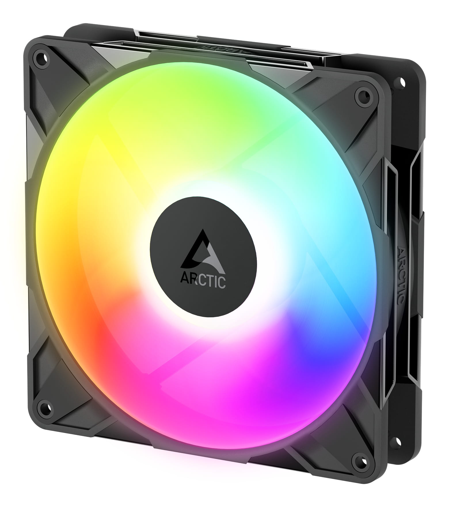 Arctic Freezer P14 Pro Reverse A-RGB - 140 mm A-RGB PWM-Lüfter mit Kabelsplitter, Ventilator, 14 cm, 166,5 m³/h, Schwarz