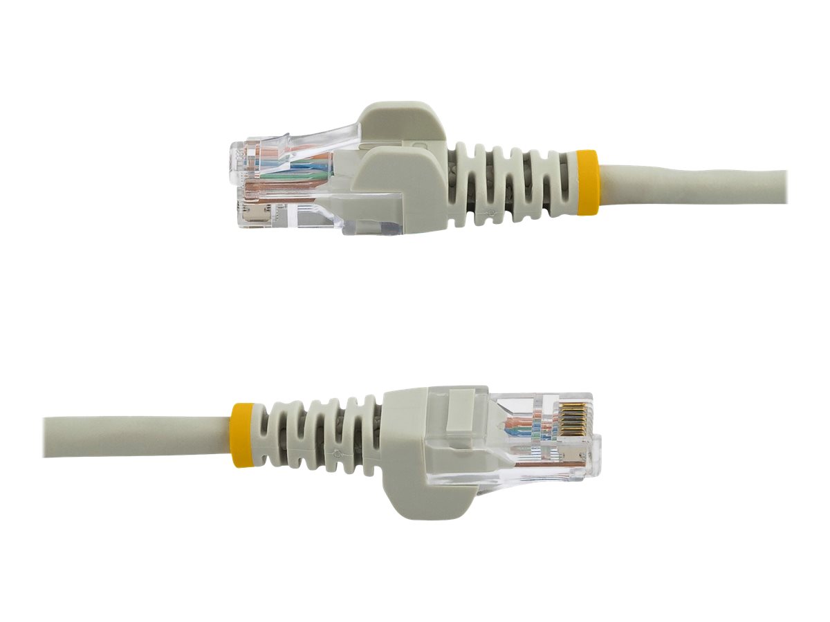 StarTech.com 2m Cat5e RJ45 UTP Netzwerkkabel Snagless - Cat 5e Patchkabel - Grau - Stecker / Stecker - Patch-Kabel - RJ-45 (M)
