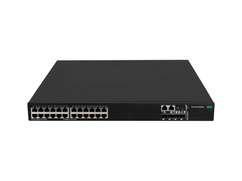 HPE FlexNetwork 5520 24G PoE+ 4SFP+ HI 1-slot Switch - Switch - L3 - managed - 24 x 10/100/1000 (PoE+)