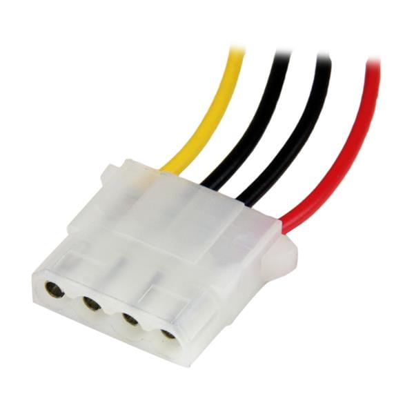 StarTech.com 30cm LP4 Molex Strom Verlängerung - 4 Pin Anschlusskabel / Verlängerungskabel - Stecker/Buchse - Spannungsversorgungs-Verlängerungskabel - interne Stromversorgung, 4-polig (M)