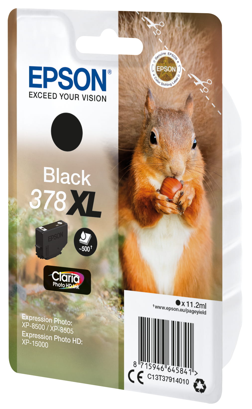 Epson 378XL - 11.2 ml - XL - Schwarz - Original