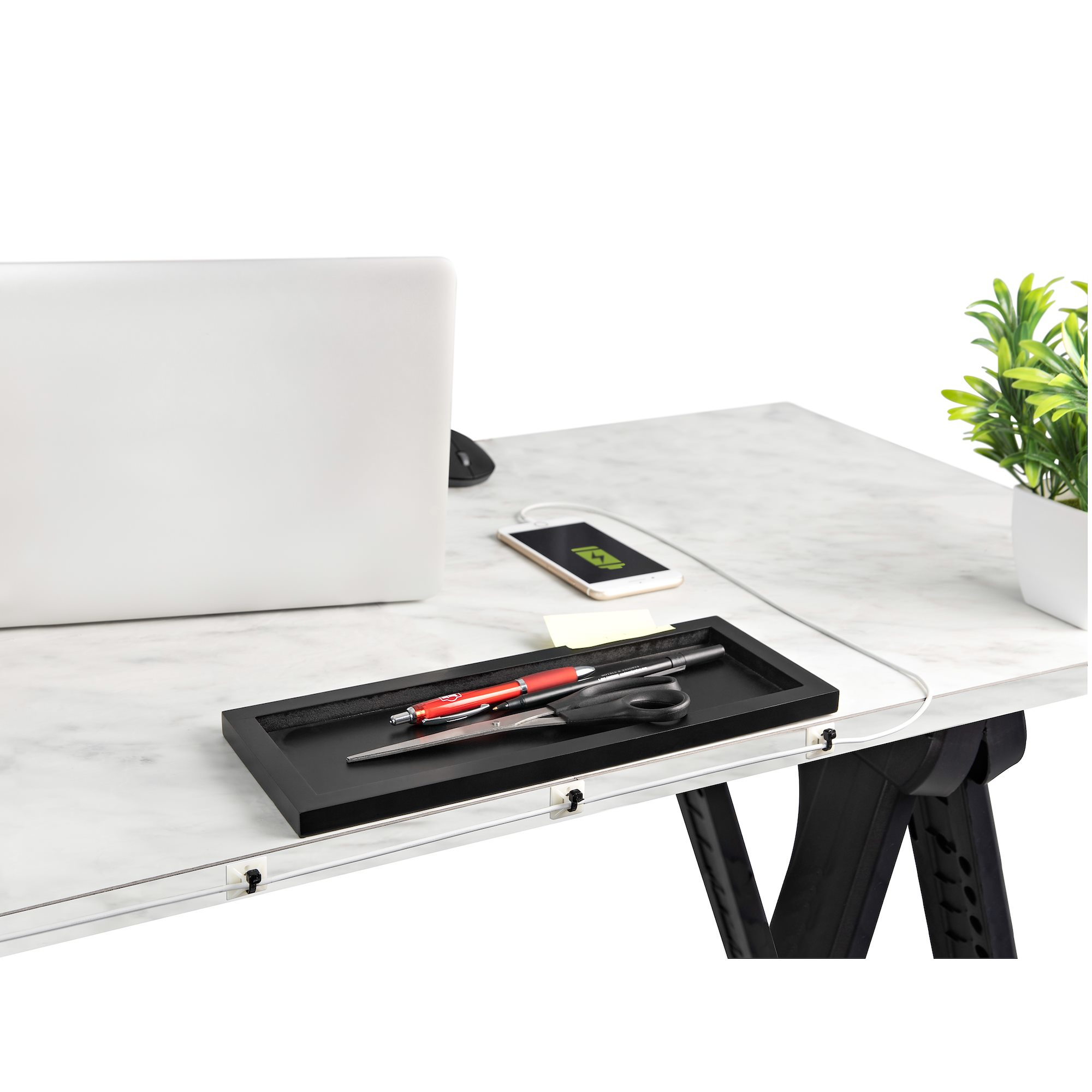 StarTech.com 100 Stück Selbstklebende Kabelbinderhalterungen - Mittel - Kabelbinderhalterung - weiß - TAA-konform (Packung mit 100)