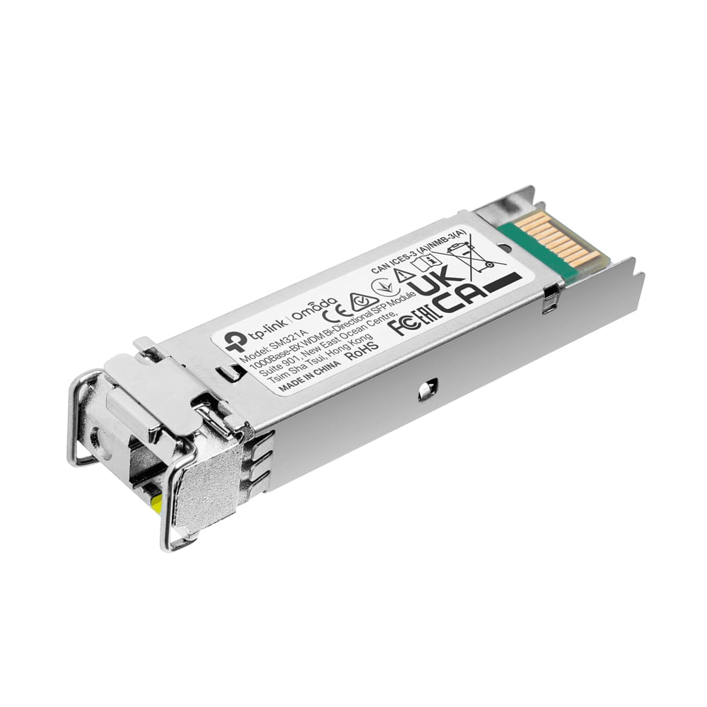TP-LINK TL-SM321A V3 - SFP (Mini-GBIC)-Transceiver-Modul - 1GbE - 1000Base-BX - LC/UPC Einzelmodus - bis zu 20 km - 1310 (RX)