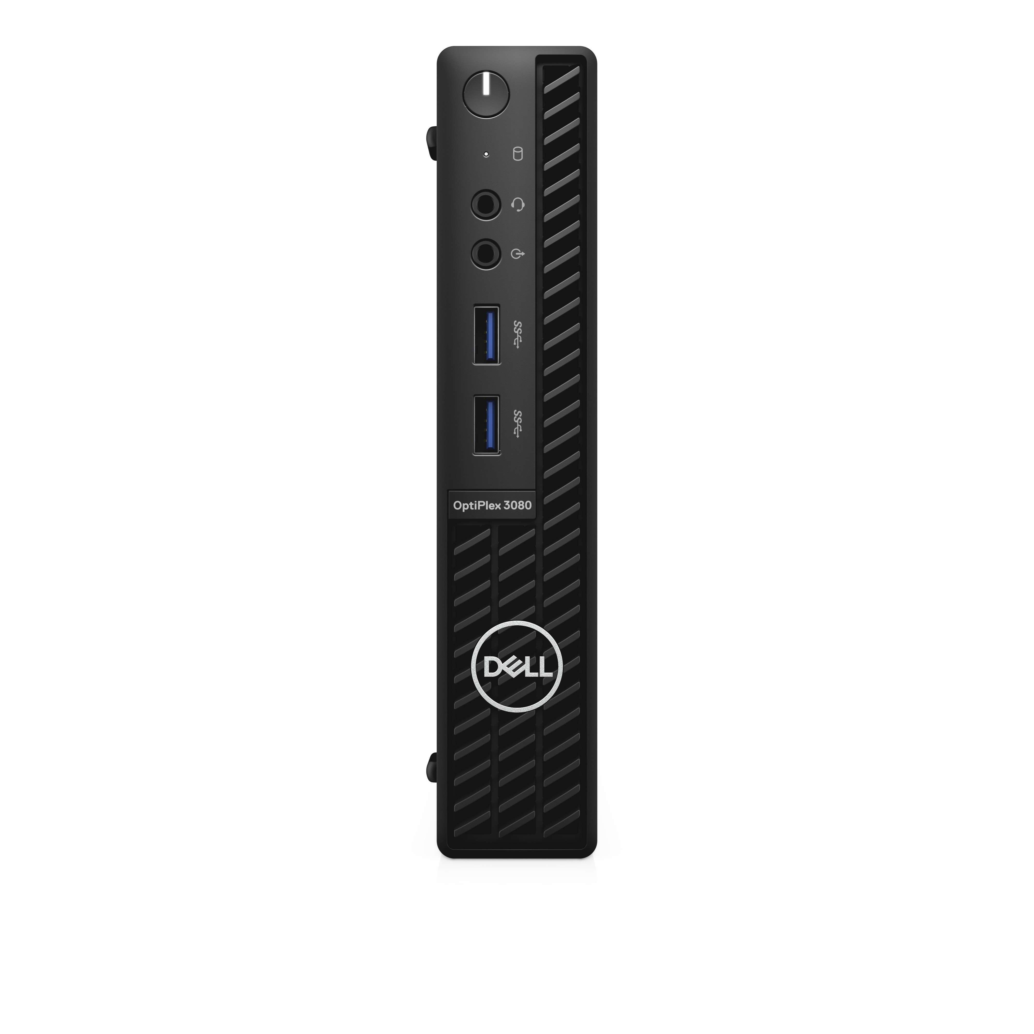 Dell OptiPlex 3080 - Micro - Core i3 10100T / 3 GHz - RAM 4 GB - SSD 128 GB - UHD Graphics 630 - 1GbE - WLAN: 802.11a/b/g/n/ac, Bluetooth 4.2 - Win 10 Pro 64-Bit - Schwarz - BTS - mit 1 Year Basic Onsite (AT, DE - 3 Years)