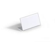 Durable Namensschild - Desktop - für 52 x 100 mm - durchsichtig (Packung mit 10)