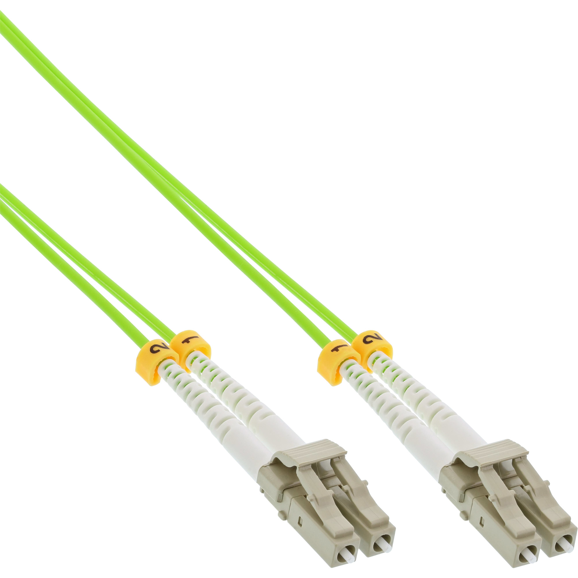 InLine LWL Duplex Kabel - LC/LC - 50/125µm - OM5 - 0,5m