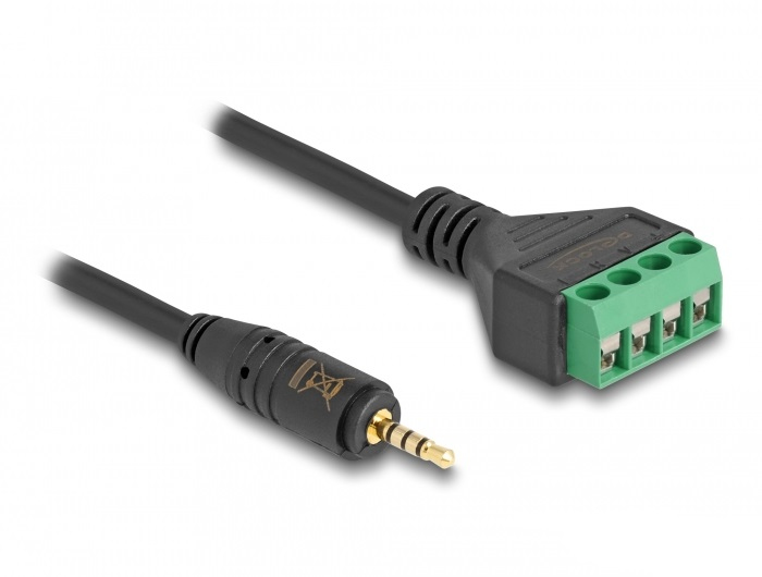 Delock Audio-Adapter - 2,5 mm 4-poliger Stereoanschluss