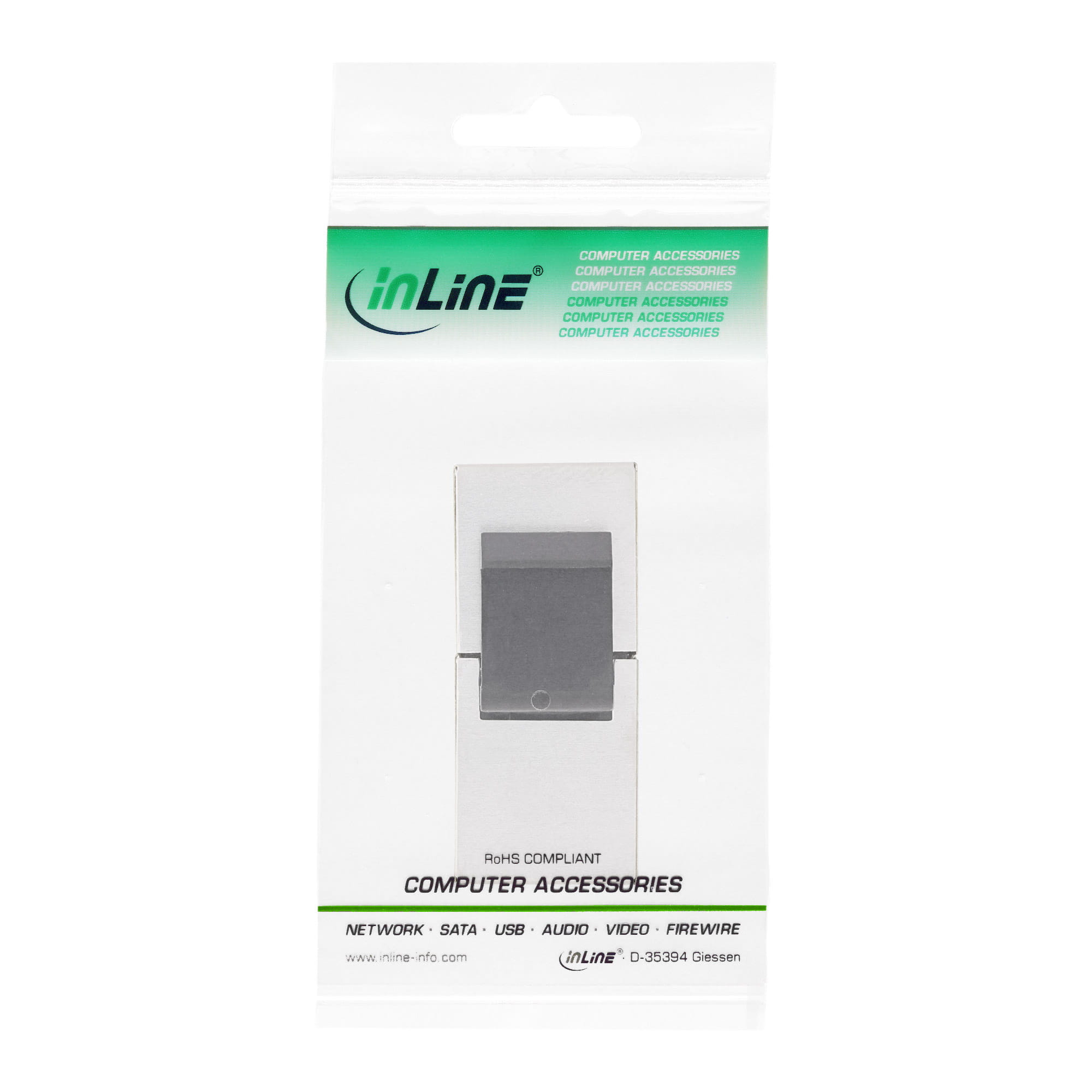 InLine Keystone RJ45 Buchse / Buchse - SNAP-In - Cat.5e