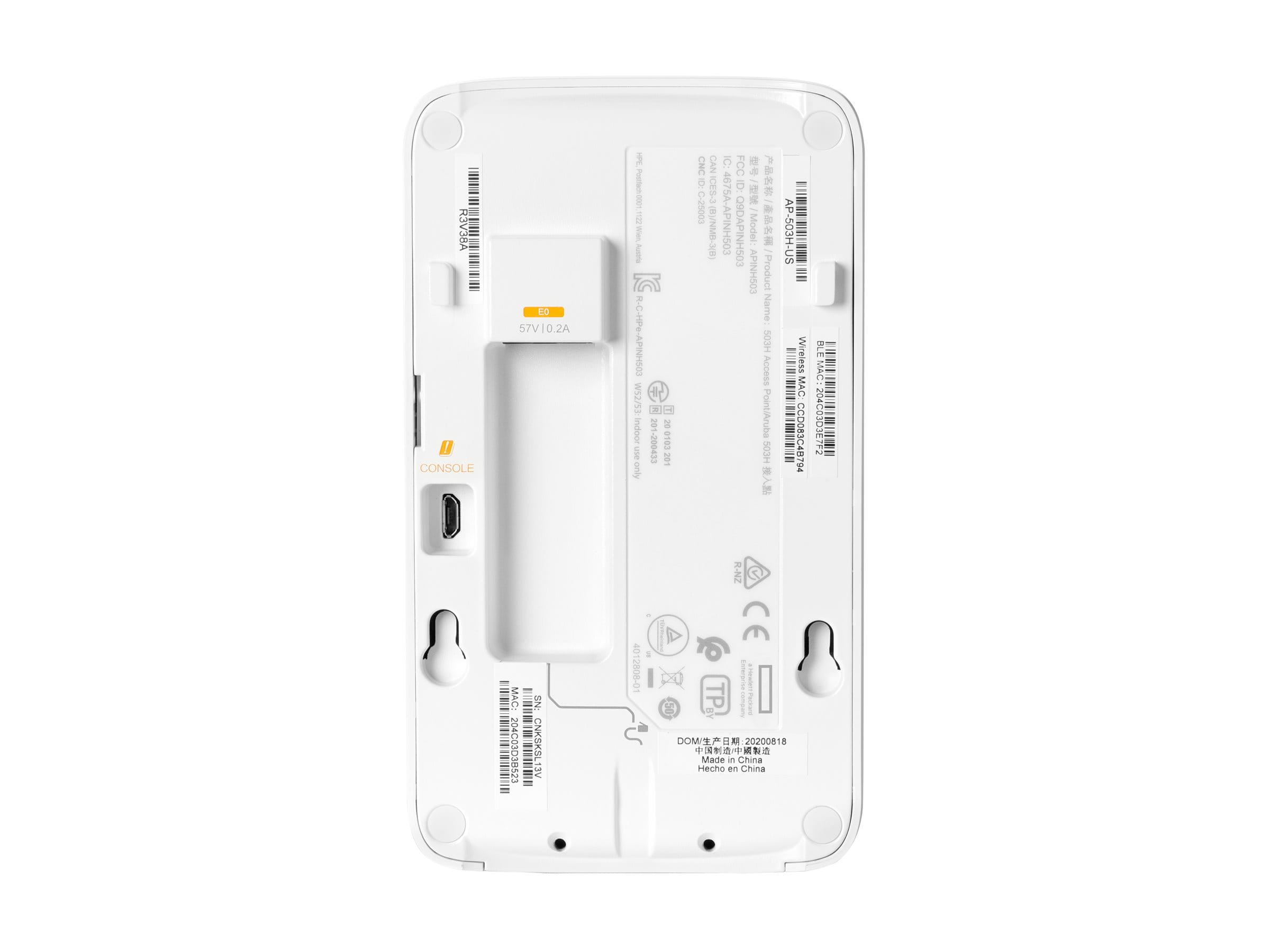 HPE Aruba Networking AP-503H (RW) Unified Hospitality - Accesspoint