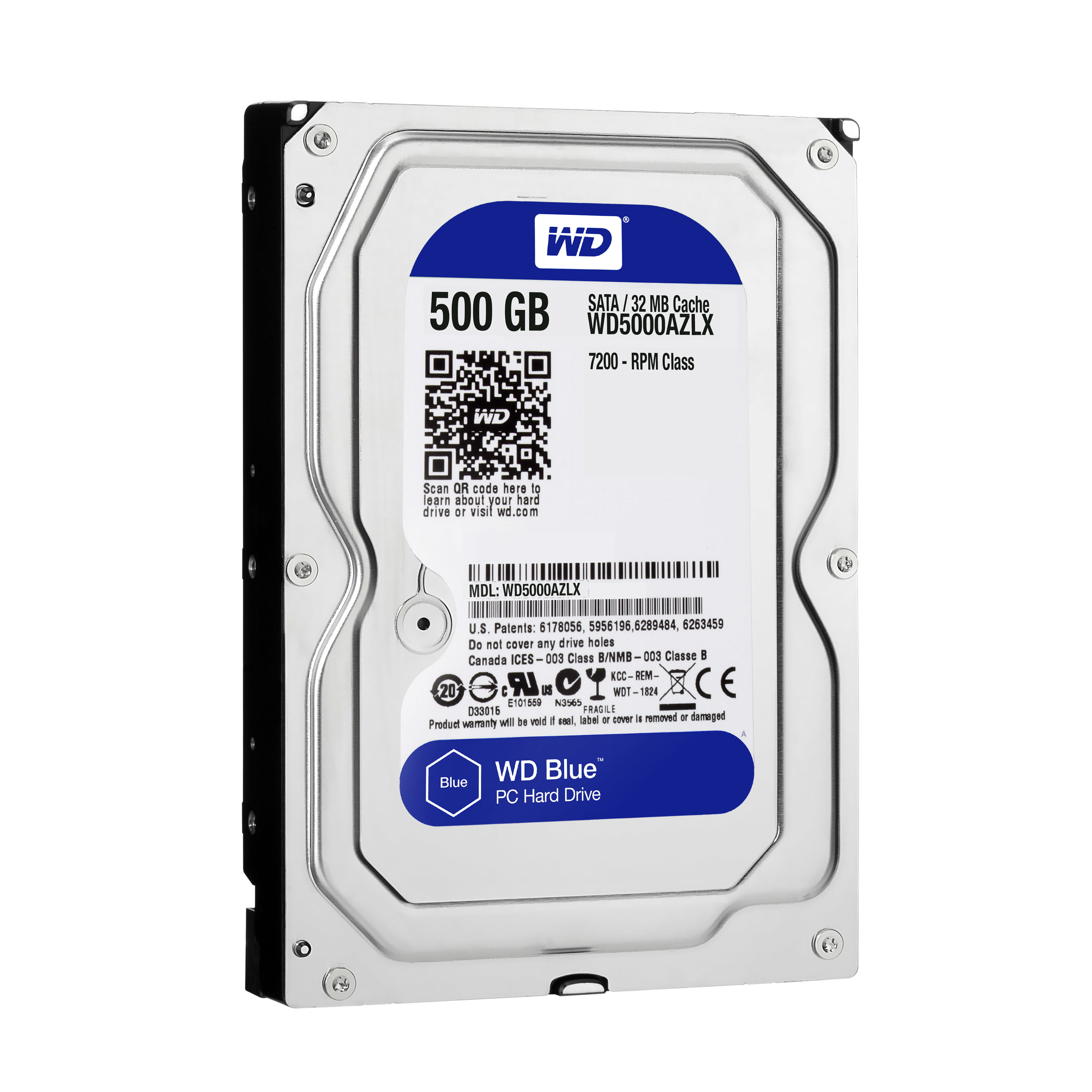 WD Blue WD5000AZLX - Festplatte - 500 GB - intern - 3.5" (8.9 cm)