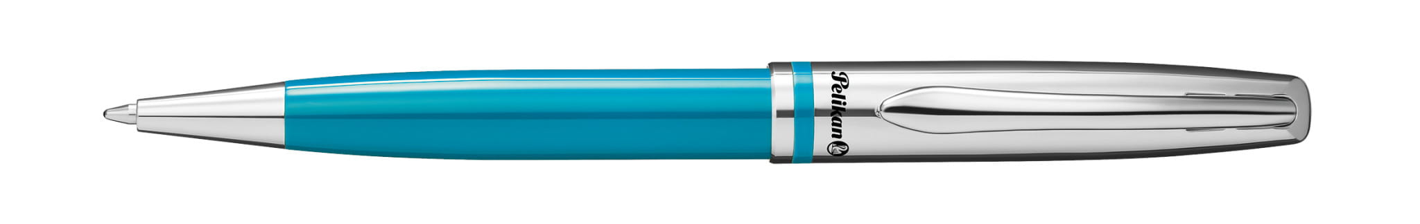 Pelikan Jazz Classic K35, Clip, Kugelschreiber mit Druckeinzugsmechanik, Nachfüllbar, Blau, 1 Stück(e), Medium