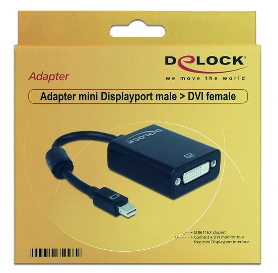 Delock DVI-Kabel - Mini DisplayPort (M) zu DVI-I (W)