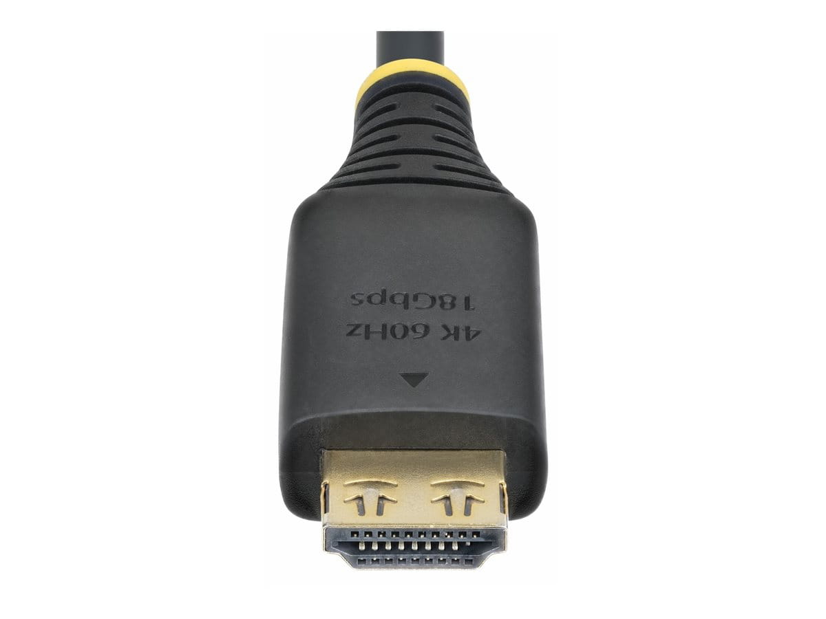 StarTech.com High Speed - HDMI-Kabel - HDMI männlich zu HDMI männlich - 30 cm - abgeschirmt - Schwarz - halogenfrei, passiv, 4K60Hz-Unterstützung, 1440p (UWQHD)