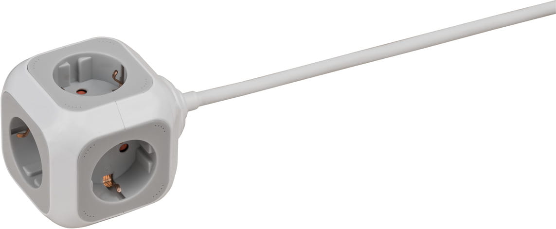Brennenstuhl 1150090, 1,4 m, 4 AC-Ausgänge, Indoor, IP20, Weiß, 230 V