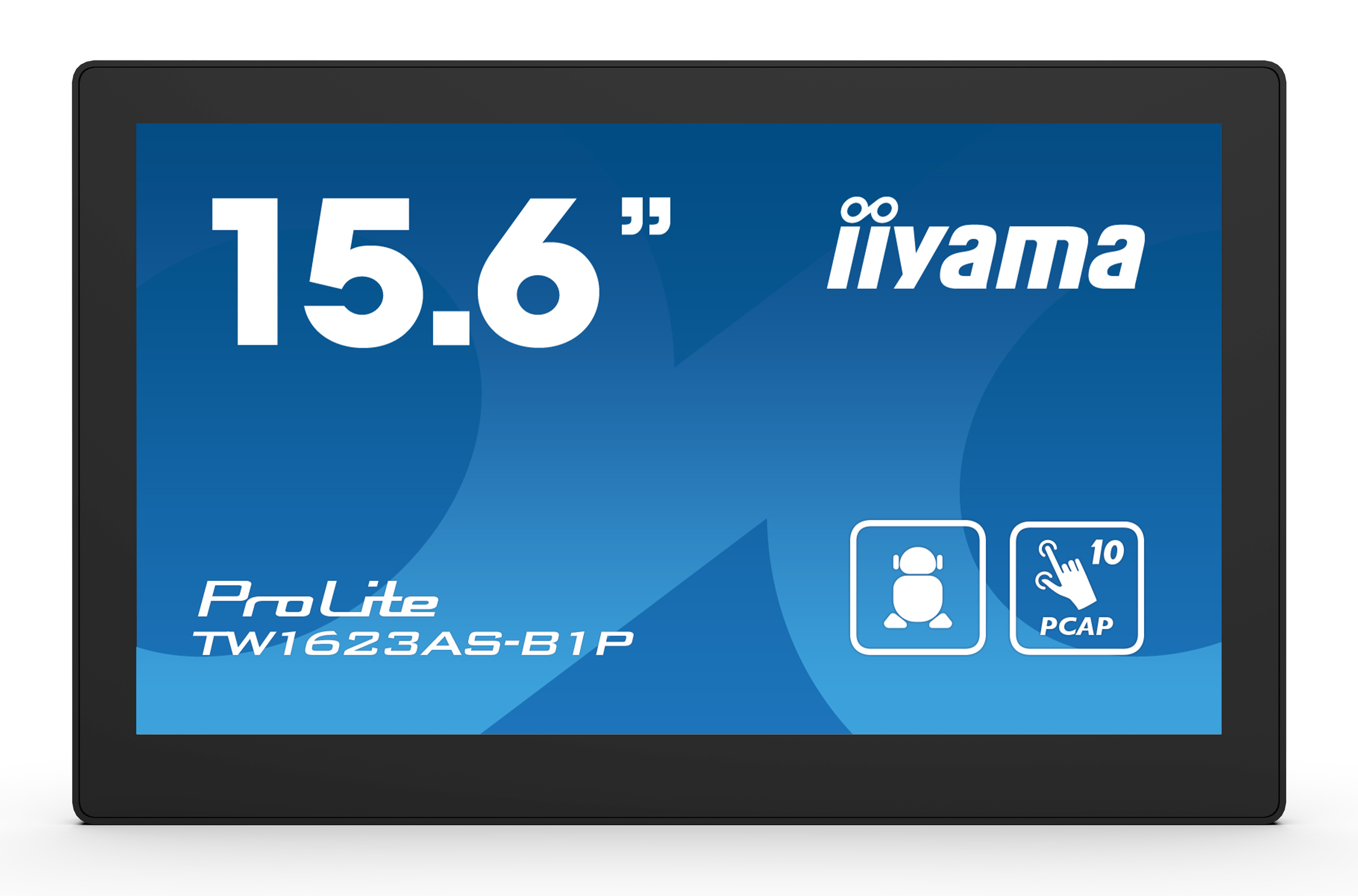 Iiyama ProLite TW1623AS-B1P - Android-PC - Touchpanel-PC - 1 RK3568 / 2 GHz - RAM 4 GB - SSD - eMMC 32 GB - Cortex-A55 - Bluetooth 5.2 - WLAN: 802.11a/b/g/n/ac, Bluetooth 5.2 - Android 13 - Monitor: LED 39.6 cm (15.6")